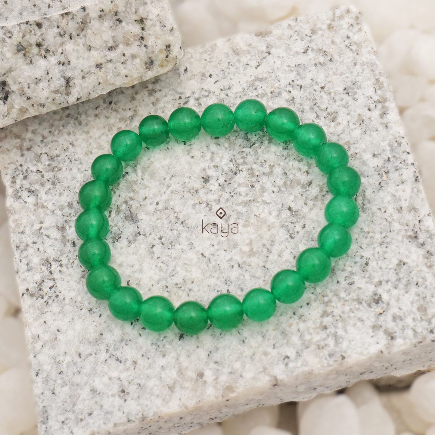 Green stone bracelet | Good Luck Bracelets by Kate